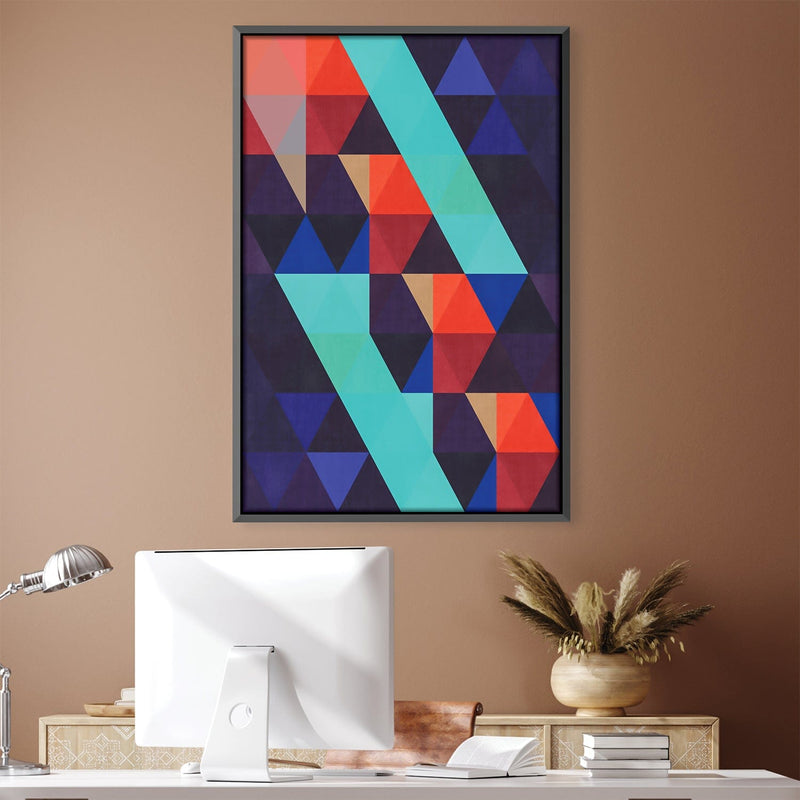 Colored Triangles 2 Canvas