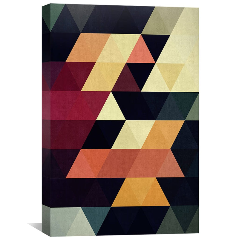 Colored Triangles 5 Canvas