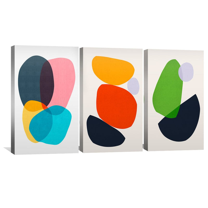 Colorful Abstract Shapes Canvas