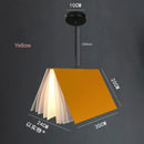 GobekUsa Book Pendant Lamp: Nordic LED Design for Living Room, Bedroom, Indoor Lighting