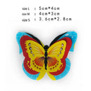 Colorful butterfly flower cake toppers living room wall decals by Decorbites