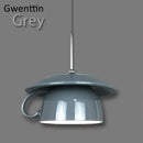 GobekUsa Ceramic Cup Pendant Light: Stylish LED Hanging Lamp for Home Decor and Kitchen