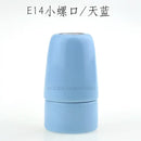 Colorful ceramic e14 socket bulb holder for bedroom and living room by Decorbites