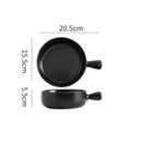Colorful ceramic single handle salad bowl dining room tableware by Decorbites