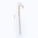 Colorful christmas long handle candy cane glass stirring stick kitchen by Decorbites