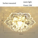Colorful crystal flower ceiling light fixture for living room by Decorbites