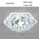 Colorful crystal flower ceiling light fixture for living room by Decorbites