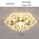 Colorful crystal flower ceiling light fixture for living room by Decorbites