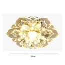 Colorful crystal flower ceiling light fixture for living room by Decorbites