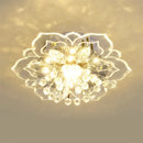 Colorful crystal flower ceiling light fixture for living room by Decorbites