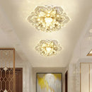 Colorful crystal flower ceiling light fixture for living room by Decorbites