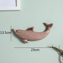 Colorful dolphin fish ocean ceramic wall decoration children's room by Decorbites