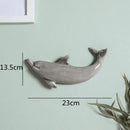 Colorful dolphin fish ocean ceramic wall decoration children's room by Decorbites