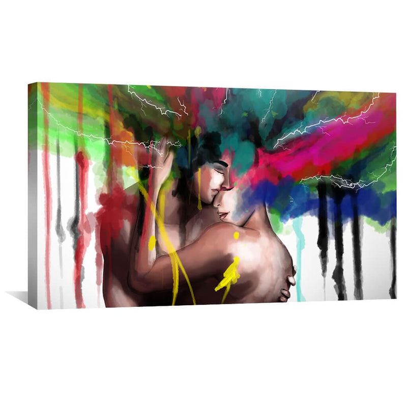 Colorful Embrace Canvas