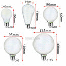 Colorful fireworks 3d glass sphere table lamp bedroom night light by Decorbites