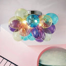 GobekUsa Glass Bubble Chandelier Pendant Light for Living Room & Bedroom
