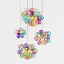 GobekUsa Glass Bubble Chandelier Pendant Light for Living Room & Bedroom