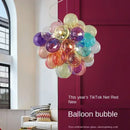 GobekUsa Glass Bubble Chandelier Pendant Light for Living Room & Bedroom