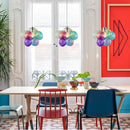 GobekUsa Glass Bubble Chandelier Pendant Light for Living Room & Bedroom