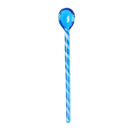 Colorful glass stirring spoon set for kitchen and dining room by Decorbites