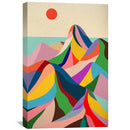 Colorful Iceberg Canvas