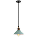 Colorful industrial loft pendant light kitchen cone lamp brass finish by Decorbites