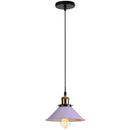 Colorful industrial loft pendant light kitchen cone lamp brass finish by Decorbites