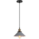 Colorful industrial loft pendant light kitchen cone lamp brass finish by Decorbites