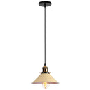 Colorful industrial loft pendant light kitchen cone lamp brass finish by Decorbites