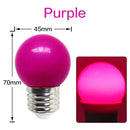 Colorful led string light shatterproof globe bulbs bedroom 10 pack by Decorbites