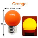 Colorful led string light shatterproof globe bulbs bedroom 10 pack by Decorbites