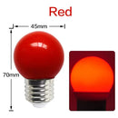 Colorful led string light shatterproof globe bulbs bedroom 10 pack by Decorbites