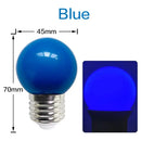 Colorful led string light shatterproof globe bulbs bedroom 10 pack by Decorbites