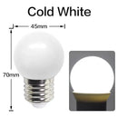 Colorful led string light shatterproof globe bulbs bedroom 10 pack by Decorbites