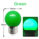 Colorful led string light shatterproof globe bulbs bedroom 10 pack by Decorbites