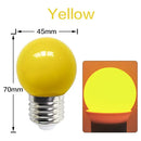 Colorful led string light shatterproof globe bulbs bedroom 10 pack by Decorbites