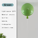 GobekUsa Kids' Balloon Pendant Chandelier LED Hanging Lamp for Living Room