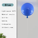 GobekUsa Kids' Balloon Pendant Chandelier LED Hanging Lamp for Living Room