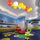 GobekUsa Kids' Balloon Pendant Chandelier LED Hanging Lamp for Living Room