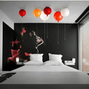 GobekUsa Kids' Balloon Pendant Chandelier LED Hanging Lamp for Living Room