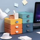 Colorful multi drawer desktop cosmetic storage box bedroom organizer by Decorbites
