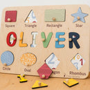 Colorful Shape Name Board