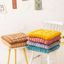 Colorful quilted cookie biscuit cushion living room square pillow by Decorbites