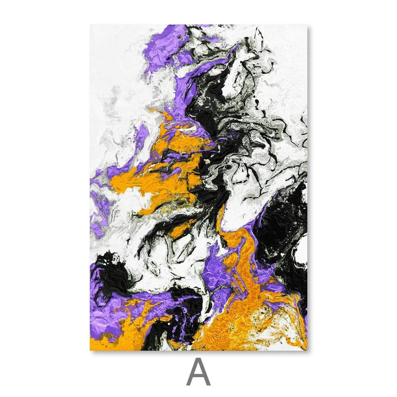 Colorful Smoke Canvas