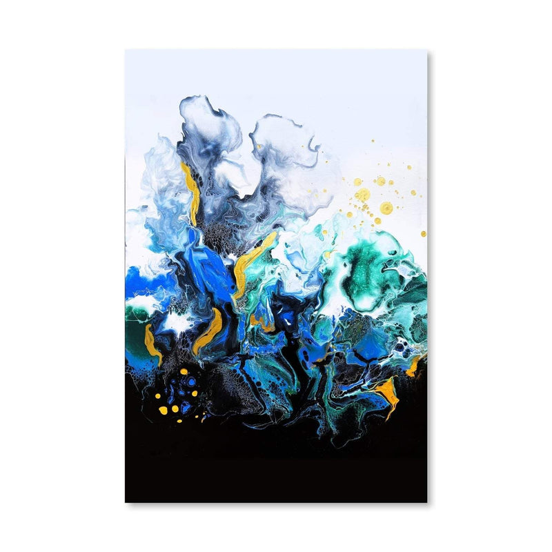 Colorful Smoke Single Canvas