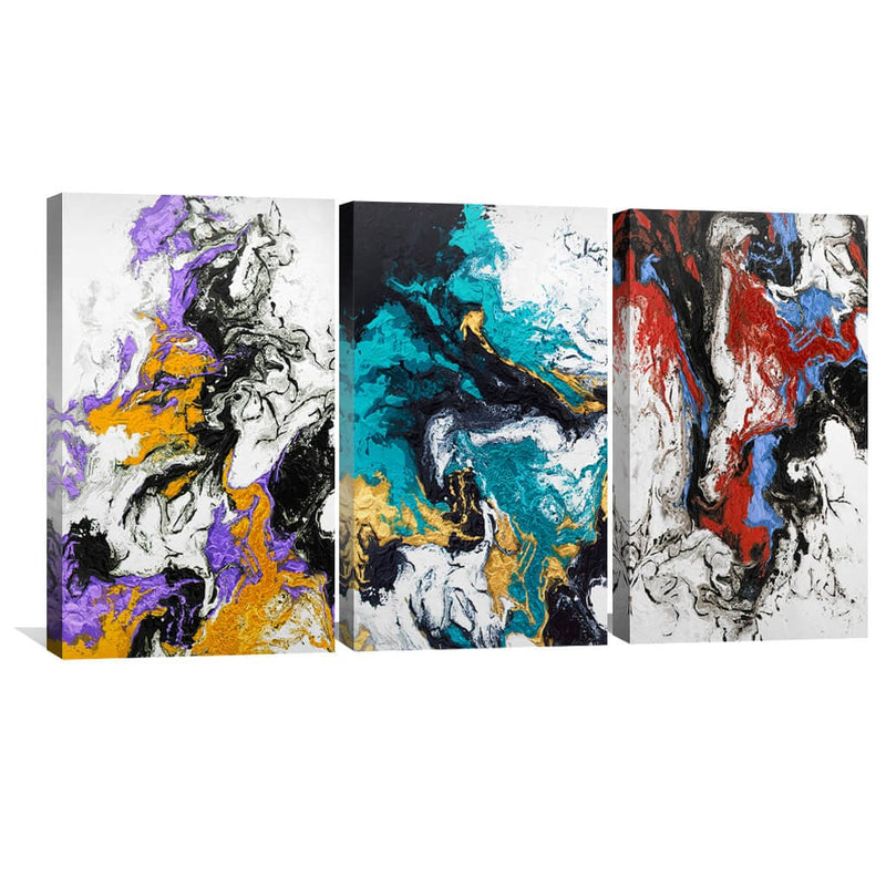 Colorful Smoke Canvas