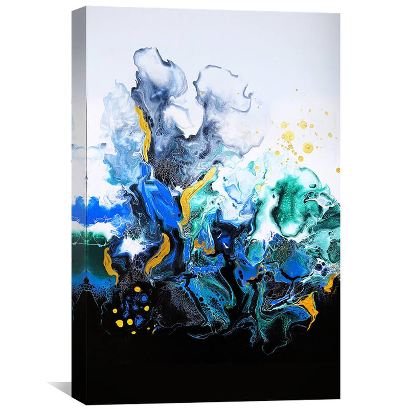 Colorful Smoke Single Canvas