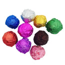 Colorful tinfoils 8x8cm for kitchen candy and chocolate wrapping by Decorbites