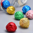 Colorful tinfoils 8x8cm for kitchen candy and chocolate wrapping by Decorbites