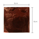 Colorful tinfoils 8x8cm for kitchen candy and chocolate wrapping by Decorbites
